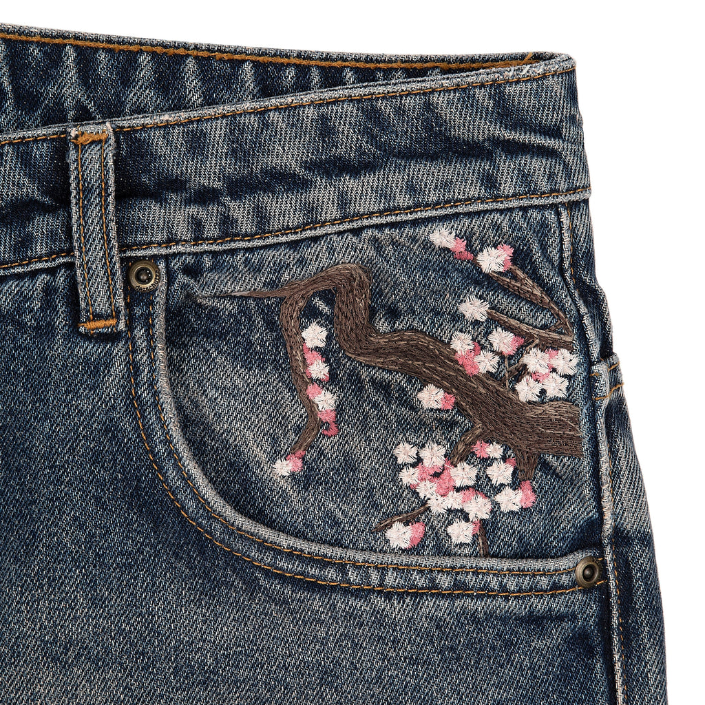 Derschutze "blossom v2" patchwork washed Denim