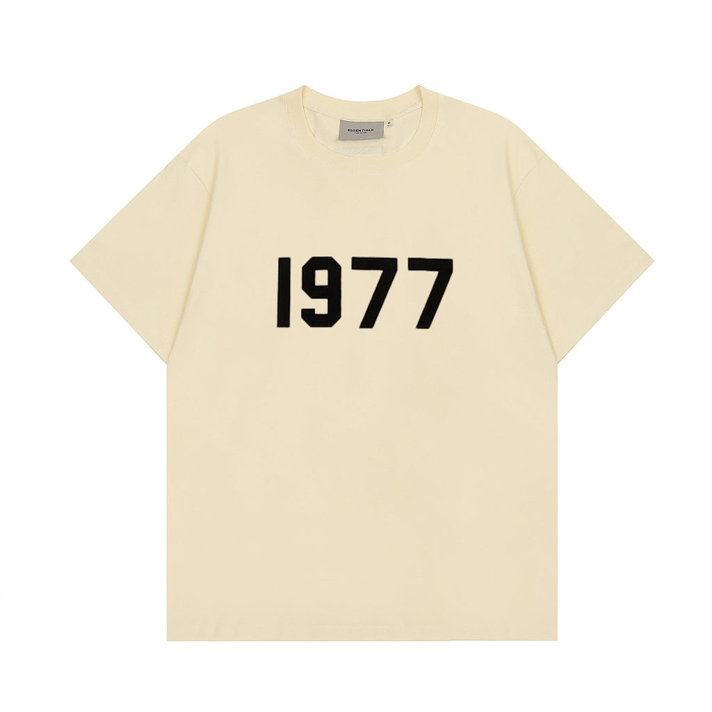 ESSENTIALS 1977 Flocked Logo T-Shirt & Shorts Set